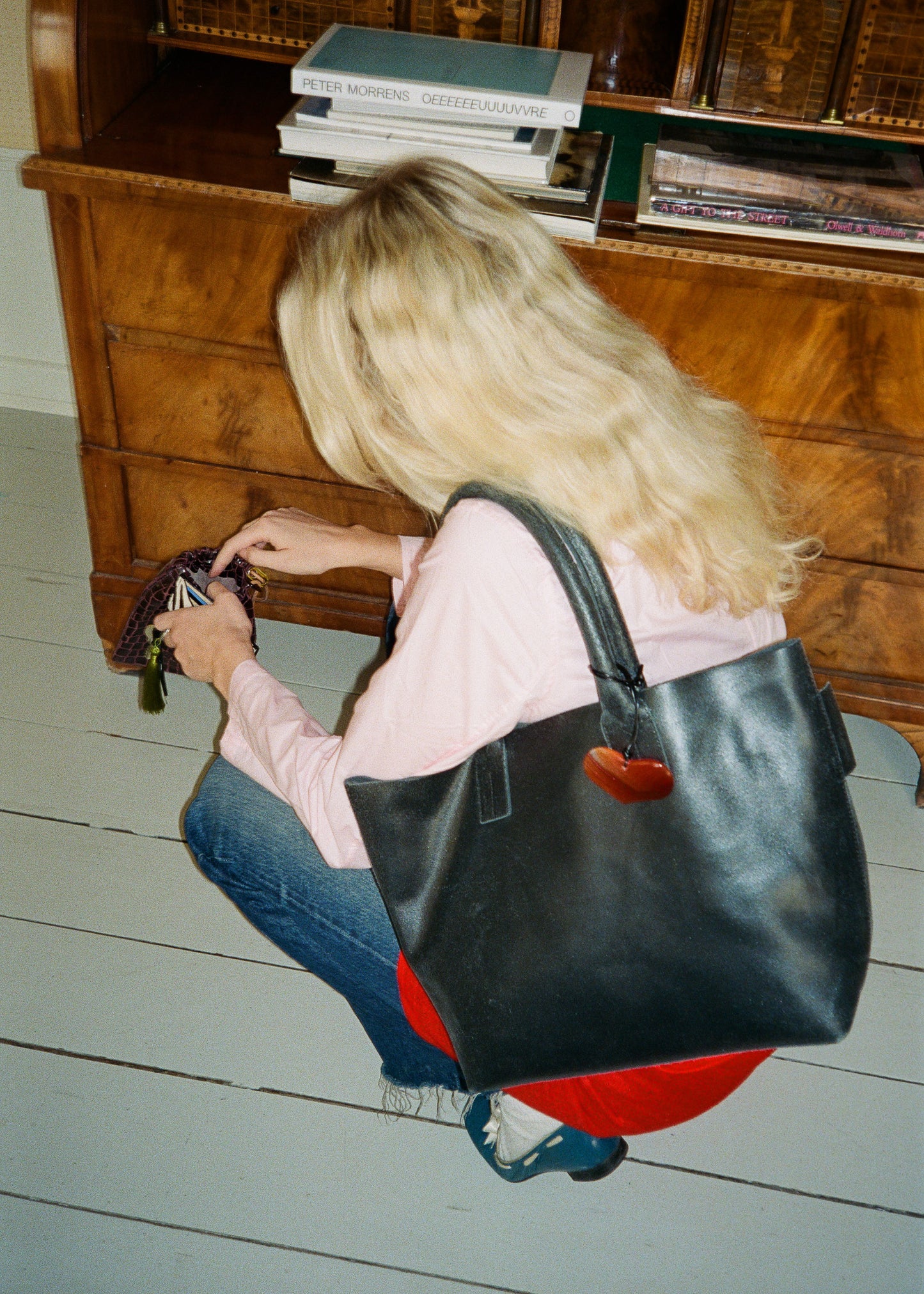 Dorthy Bag, Crackled Black
