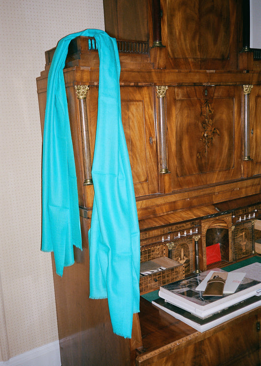 Ragni Scarf, Turquoise