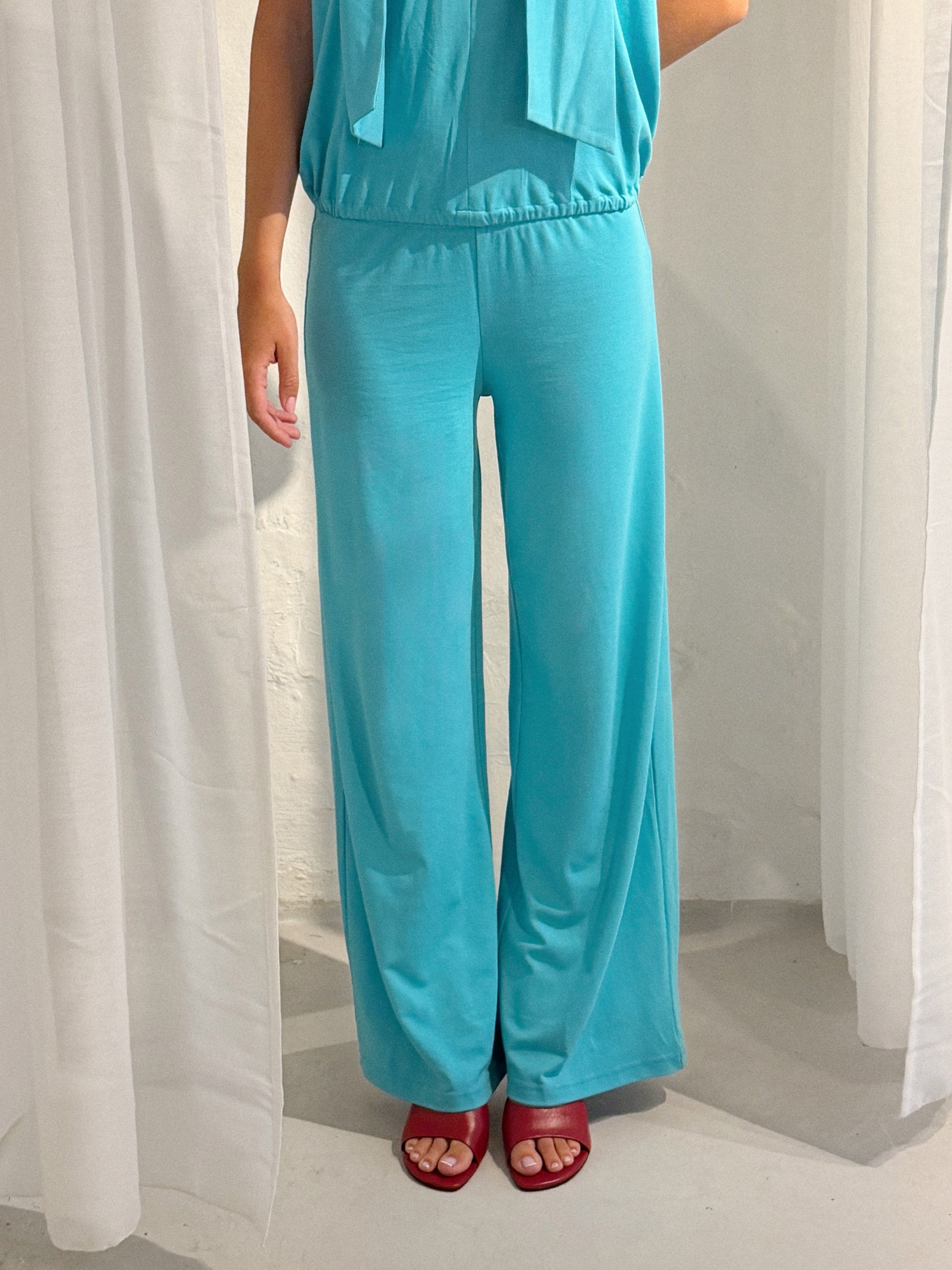 Moment pants, turquoise