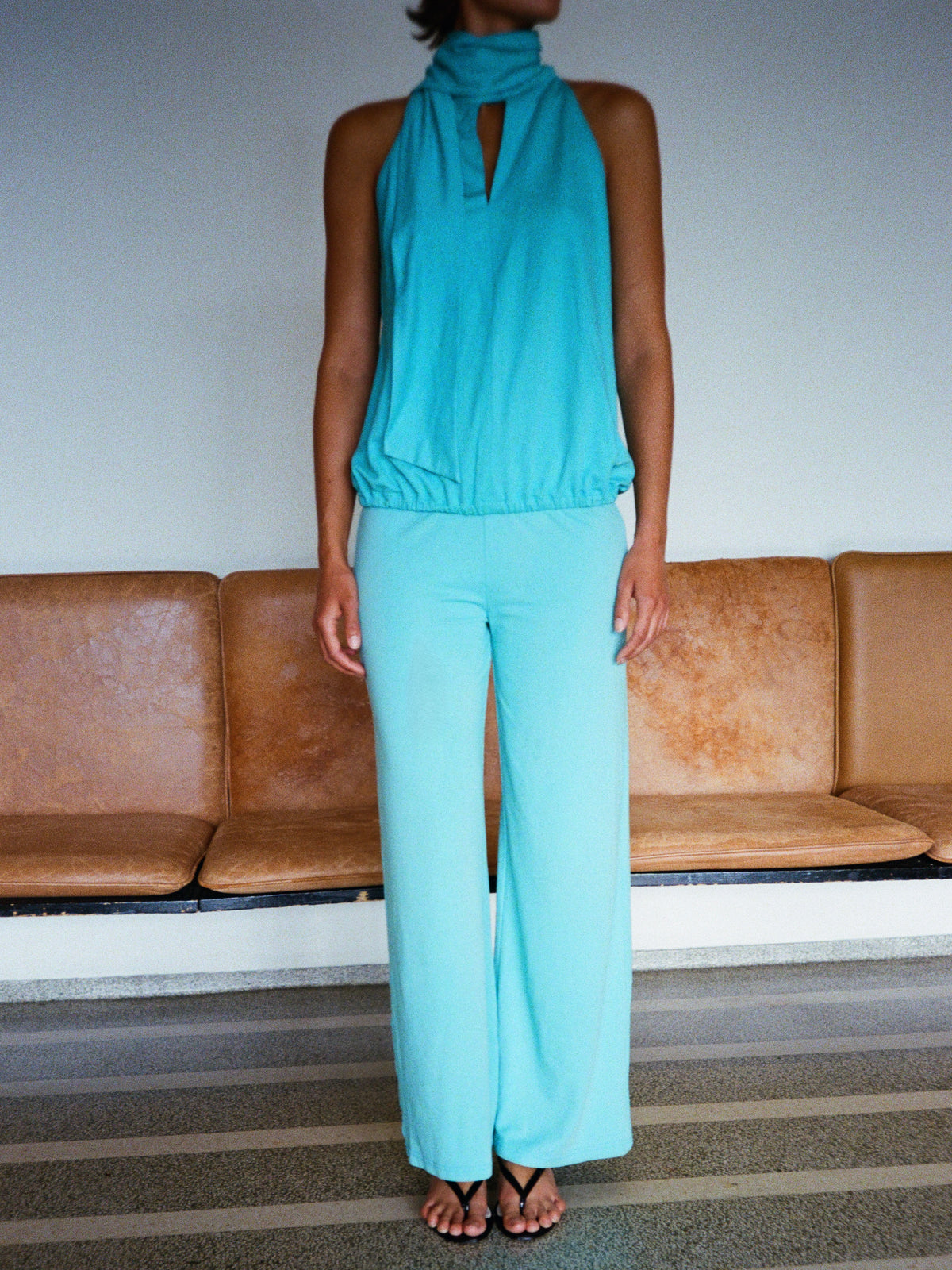 Chapter top, turquoise