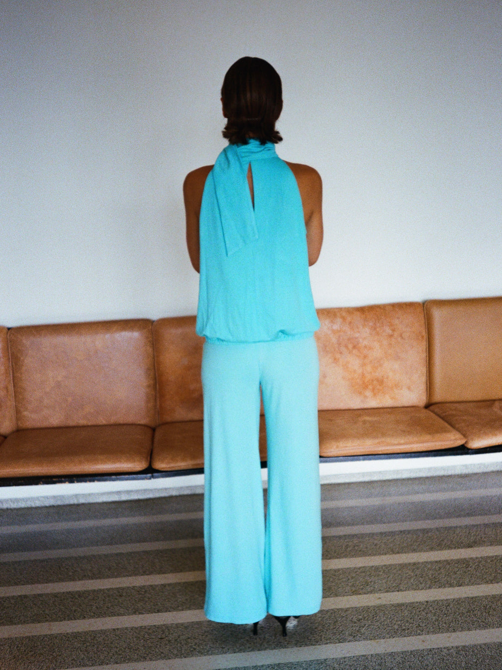 Moment pants, turquoise