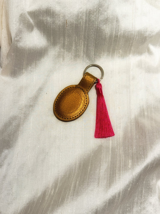 Kat Keyring, Crackled Gold