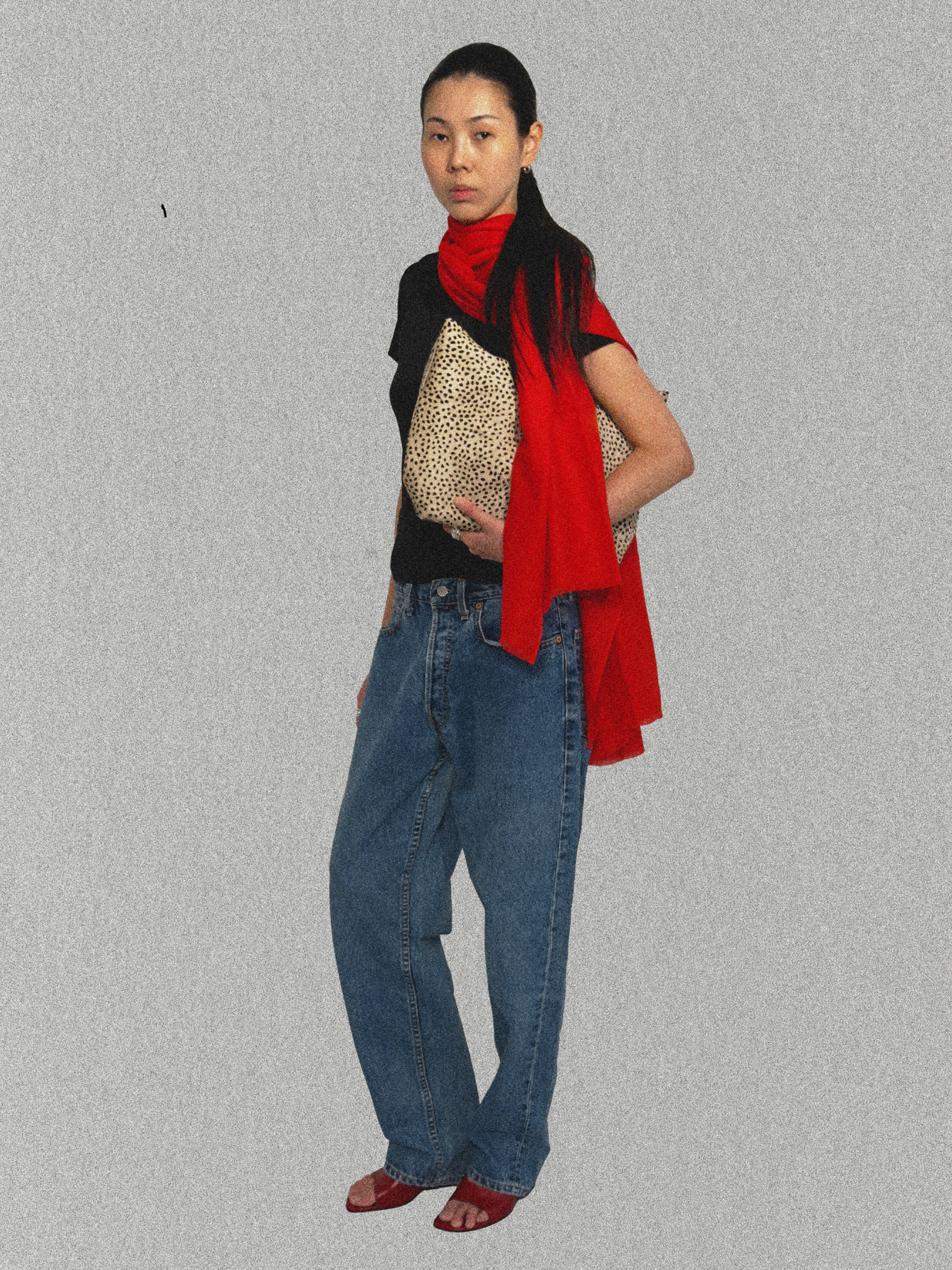 Ragni Scarf, Red